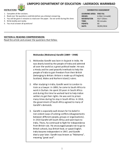 LIMPOPO DEPARTMENT OF EDUCATION