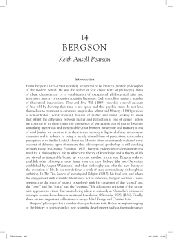 BeRgson - University of Warwick