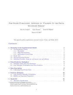 For Online Publication: Appendix to &ldquo;Clearing Up the Fiscal