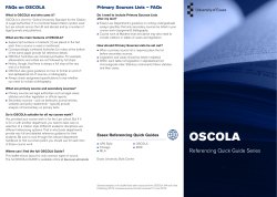 oscola - University of Essex