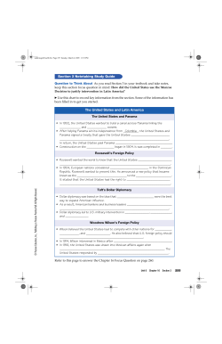 Section 3 Study Guide