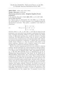 The Lorenz attractor exists