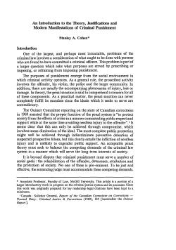 An Introduction to the Theory, Justifications and Modern