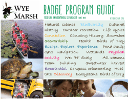 Natural science Biodiversity Cultural history Outdoor recreation Life