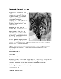 Skinthetic Beowulf morph