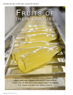 FRUITS OF - Barker`s of Geraldine