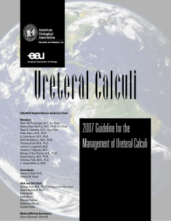 Management of Ureteral Calculi - American Urological Association