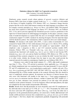 Omission evidence for child V-to-T upwards (re)analysis Ail&iacute;s