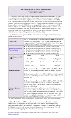 Election Worker Payments - Texas Association of Counties