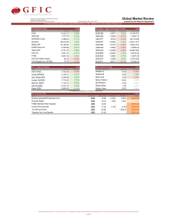 Global Market Review - GFIC