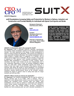 suitX Exoskeletons Increasing Safety and