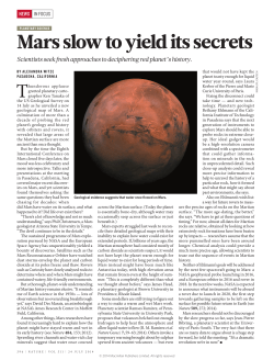Mars slow to yield its secrets