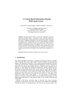 A Content-Based Information Sharing Multi