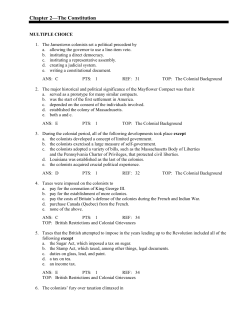 Chapter 2&mdash;The Constitution