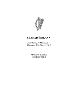 seanad &eacute;ireann - Houses of the Oireachtas