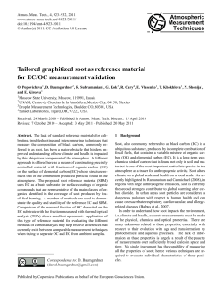 Tailored graphitized soot