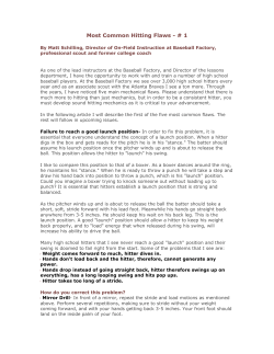 Most Common Hitting Flaws - # 1 - National High School Baseball