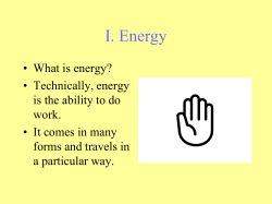 I. Energy