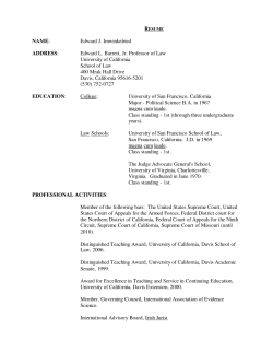 NAME: Edward J. Imwinkelried ADDRESS: Edward L. Barrett, Jr