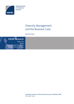 Diversity Management and the Business Case