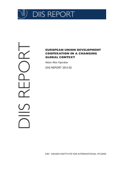 european union development cooperation in a changing