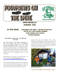 Summer 2016 - Vancouver Island Spine Trail