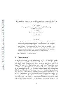 Hyperfine structure and hyperfine anomaly in Pb