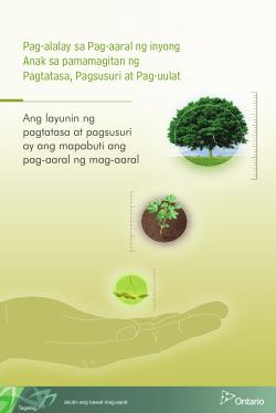 Pag-alalay sa Pag-aaral ng inyong Anak sa pamamagitan