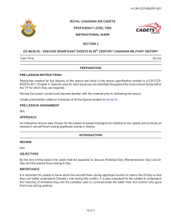M230.02 - 27 (City of London) Squadron Royal Canadian Air Cadets