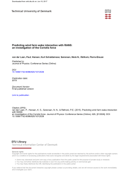 Predicting wind farm wake interaction with RANS