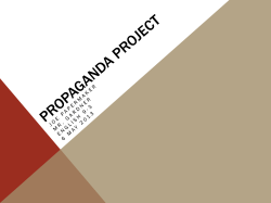 AF Propaganda Project example ppt