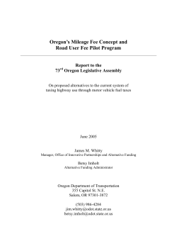 Oregon Department of Transportation