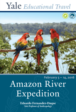Amazon River Expedition - Yale ITS