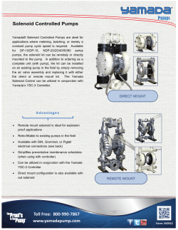 Solenoid Controlled Pumps