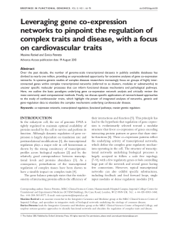 Leveraging gene co-expression networks to