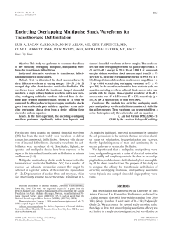 Encircling overlapping multipulse shock waveforms for transthoracic