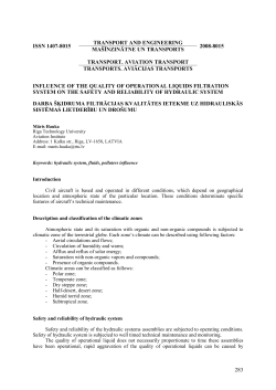 283 transport and engineering issn 1407-8015 ma&scaron;īnzinātne