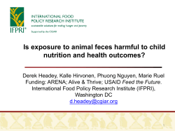Is exposure to animal feces harmful to child