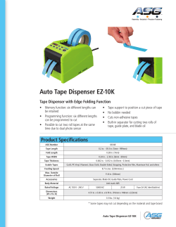 Auto Tape Dispenser EZ-10K