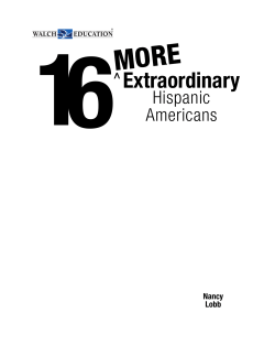 Extraordinary - Walch Education