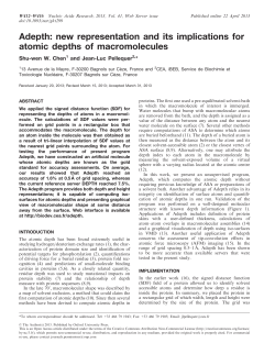 Adepth: new representation and its implications for atomic depths of