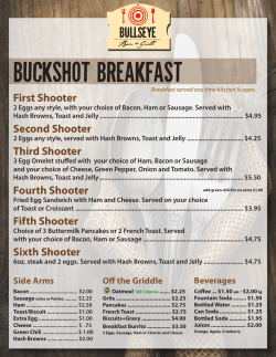 BUCKSHOT BREAKFAST