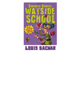 Sideways Stories From Wayside School
