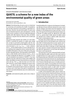 QUIETE: a scheme for a new index of the