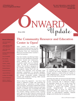 The Community Resource and Education Center is Open!