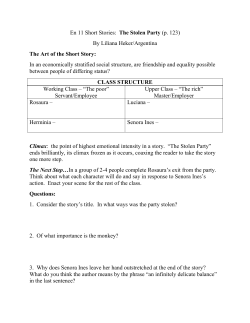 En 11 Short Stories: The Stolen Party (p. 123) By Liliana Heker