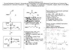 Please design an asymmetric synthesis of B starting from A. 1