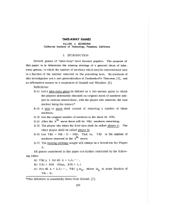 take-away games - Semantic Scholar