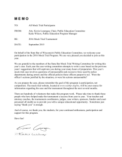 MEMO - State Bar of Wisconsin