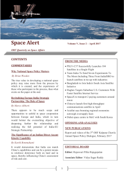 Space Alert - Observer Research Foundation